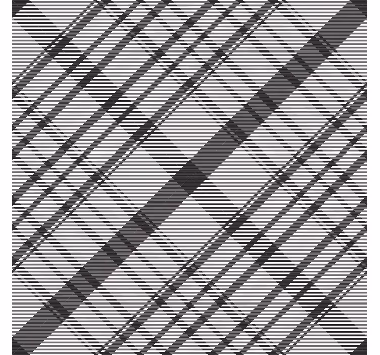 Bathroom blind in gray and black patterned squares - TenStickers