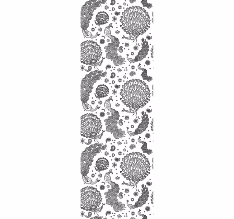Classic blind indian bird design - TenStickers