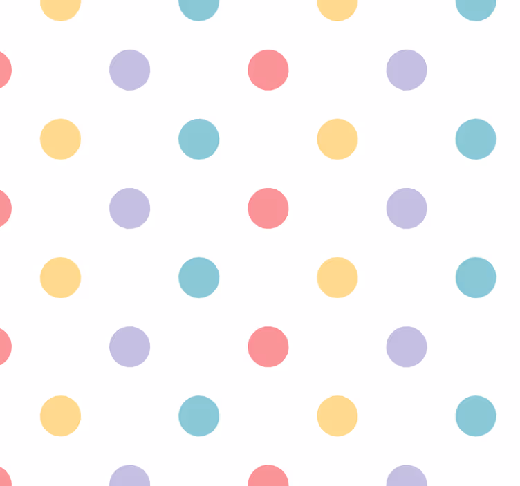 Colorful confetti nursery blind - TenStickers