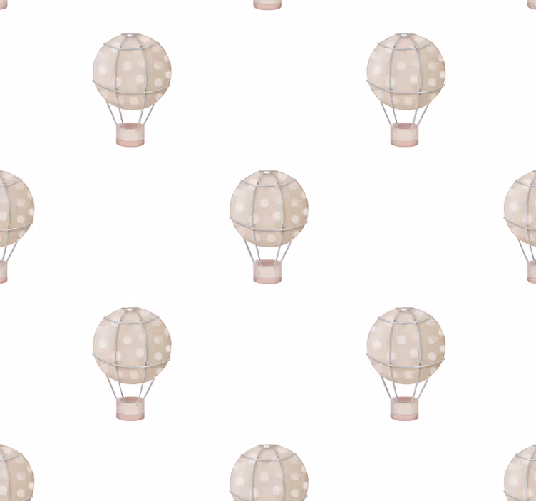 Nursery blind with gray balloons design - TenStickers