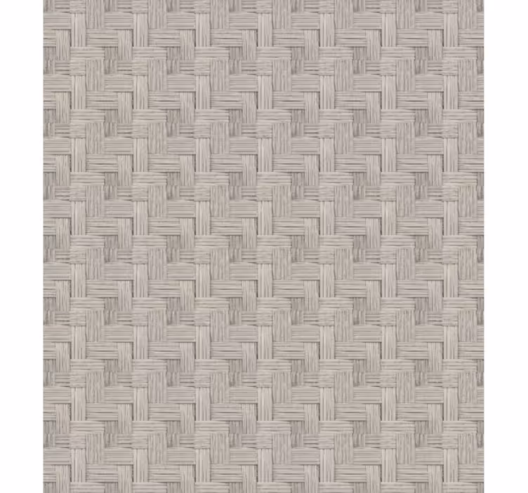 Gray handmade wicker effect hallway blind - TenStickers