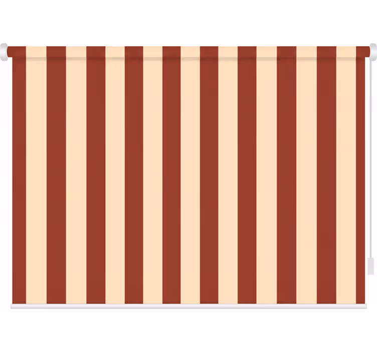 Hallway blind in red and beige tones - TenStickers