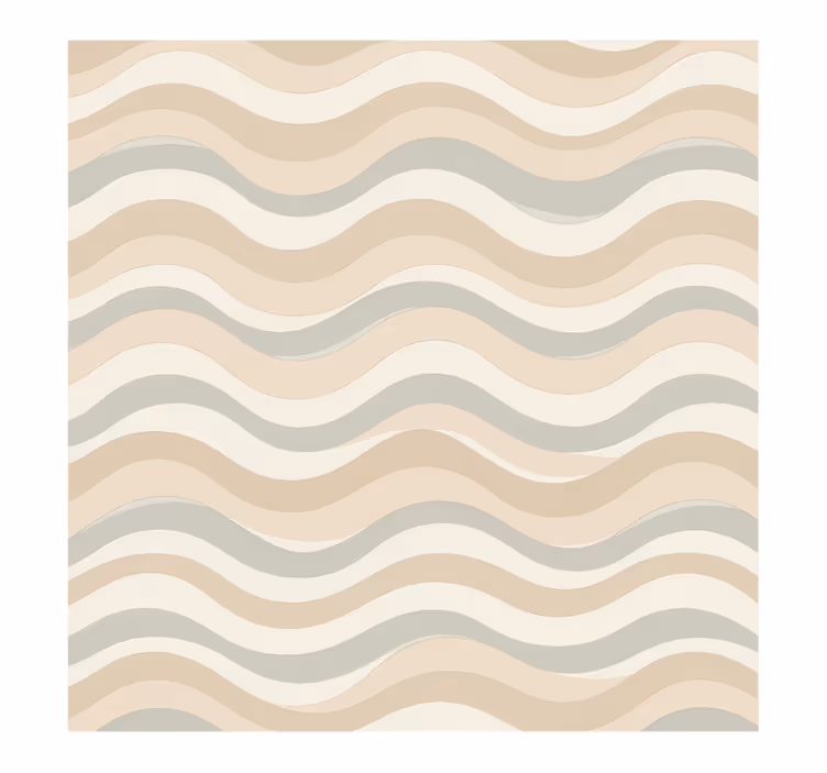 Master bedroom blind width 150 cozy waves design - TenStickers