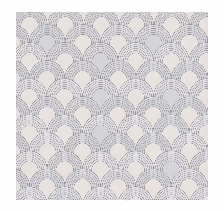 Master bedroom blind width 160 half circle pattern - TenStickers