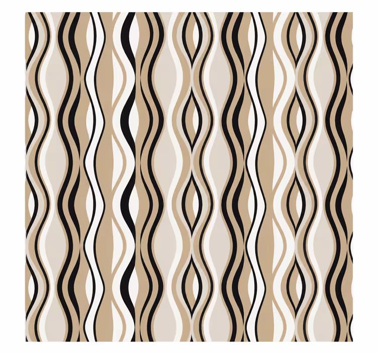 Kitchen blind width 130 curly pattern - TenStickers
