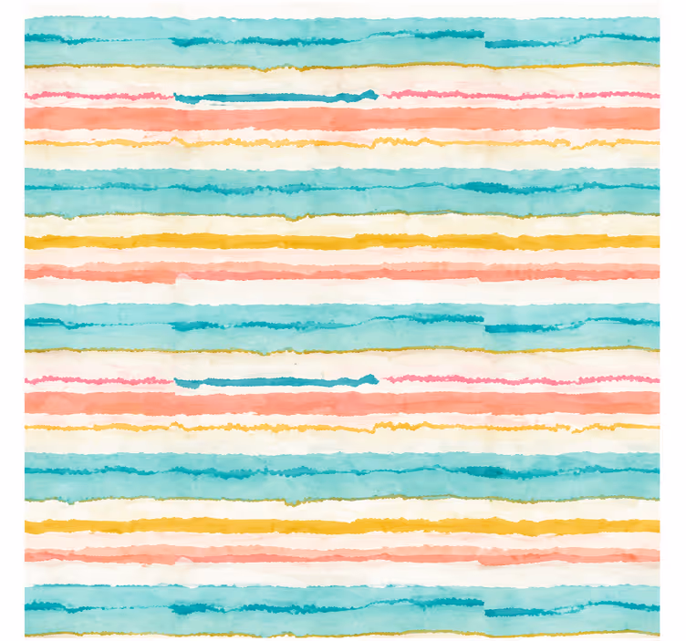 Kitchen blind width 250 stripes summer pattern - TenStickers