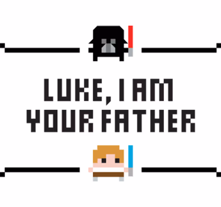 Tv series blind luke, i am your father - TenStickers