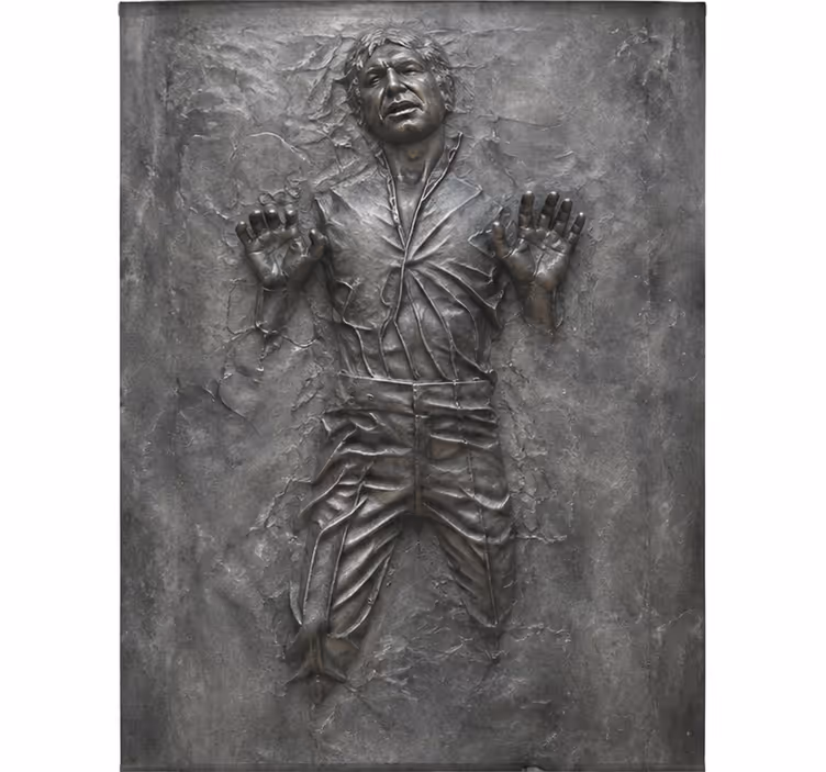 Tv series blind han solo carbonite fridge magnet - TenStickers