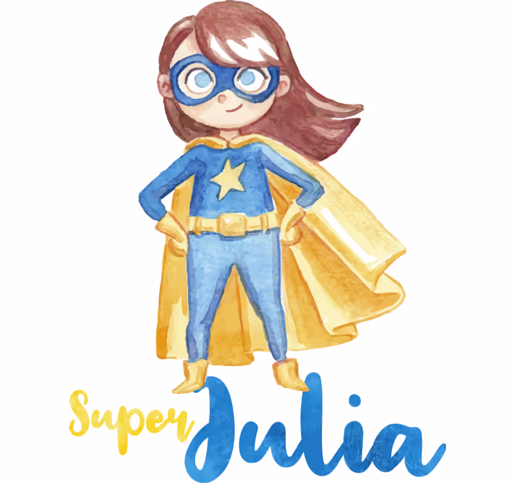 Superhero blind girl superhero custom design - TenStickers