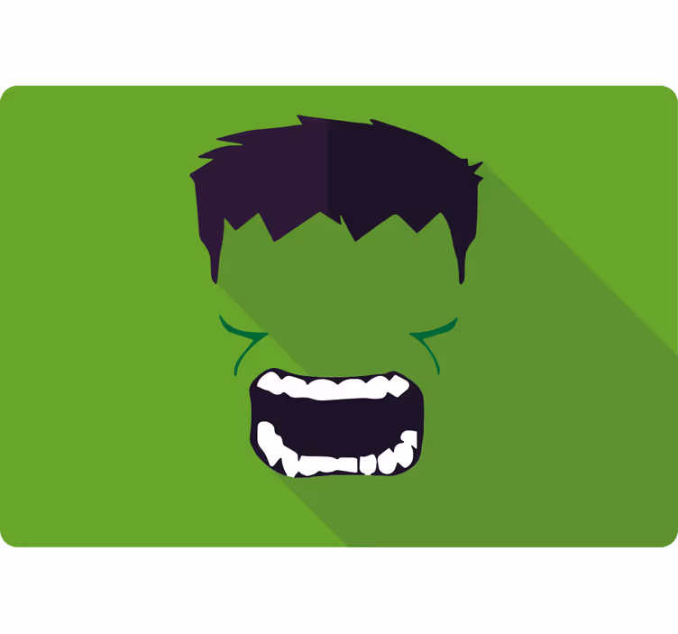 Green superhero superhero blind - TenStickers