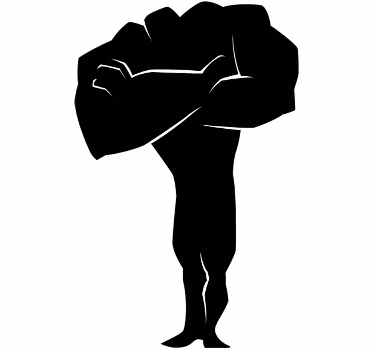 Superhero blind super strong kids vinyl - TenStickers