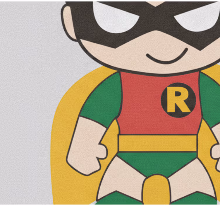 Superhero blind with robin on board - TenStickers