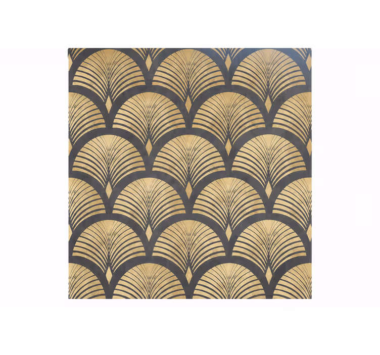 Master bedroom blind with elegant fan design - TenStickers