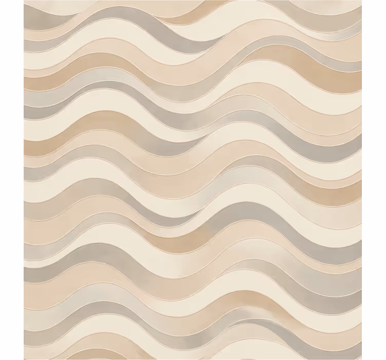 Master bedroom blind width 165 smooth wavy curls - TenStickers