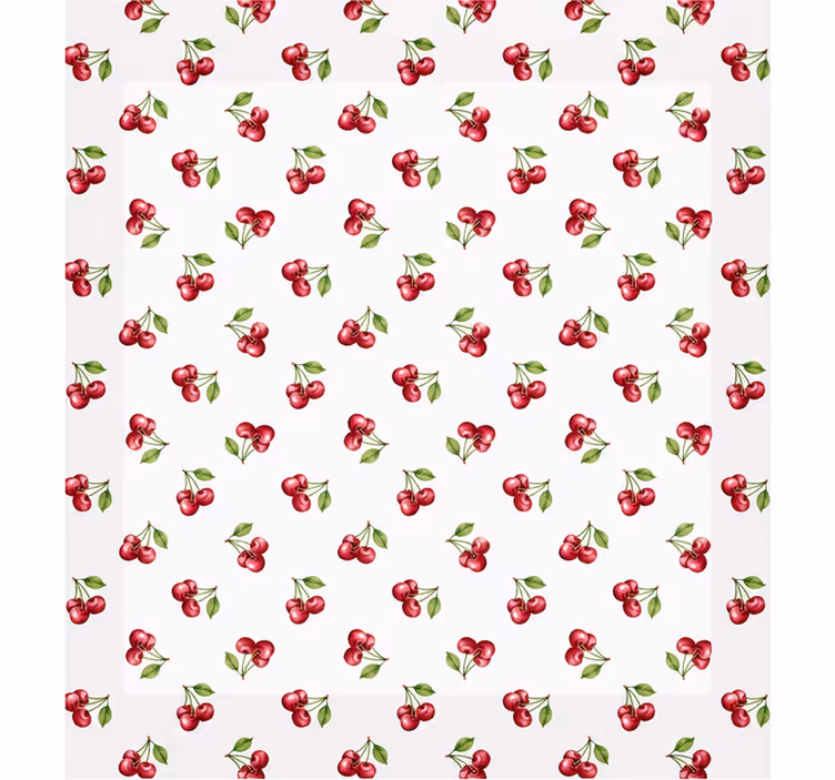 Master bedroom blind 180x180 cherry print - TenStickers