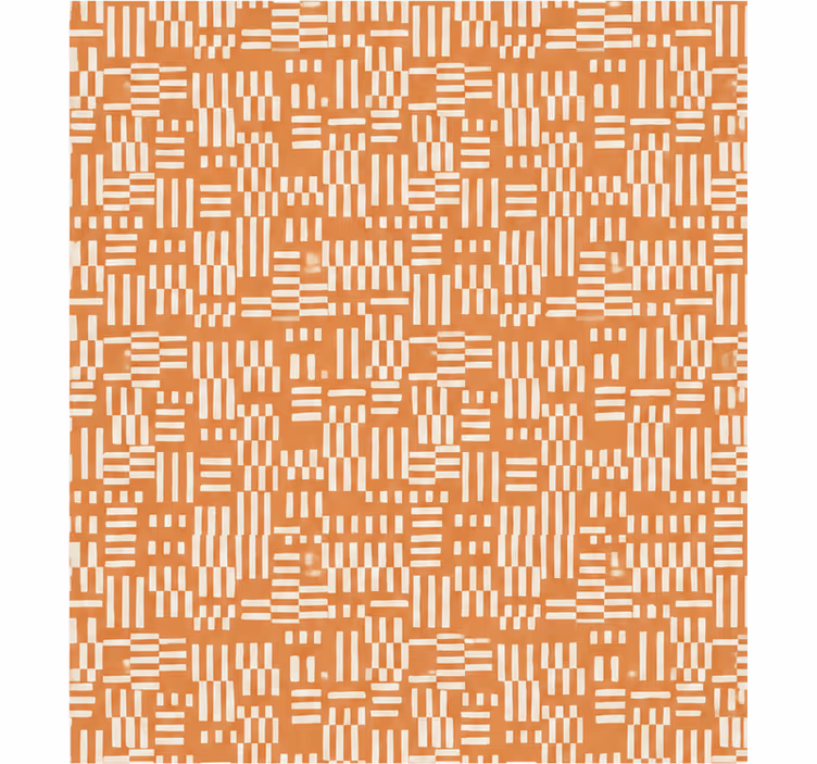 Orange blind with pine stripes pattern - TenStickers