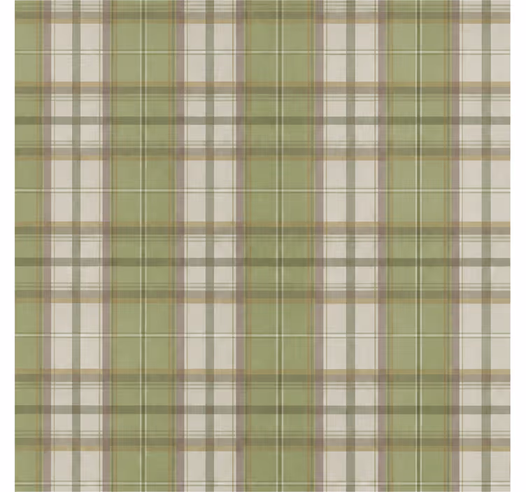 Green blind tartan kilt design - TenStickers