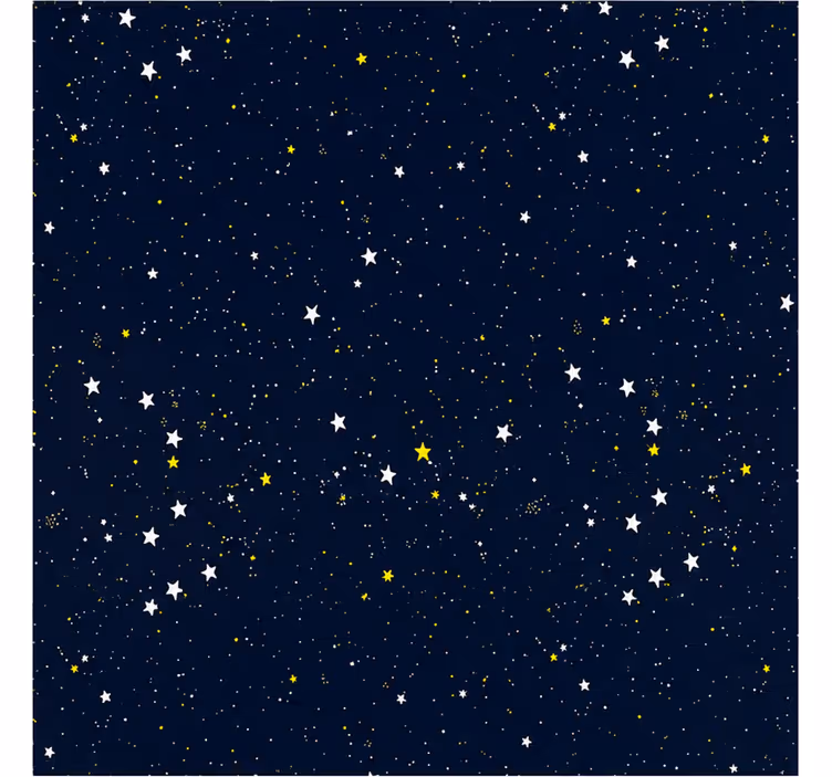 Blue blind night sky stars - TenStickers