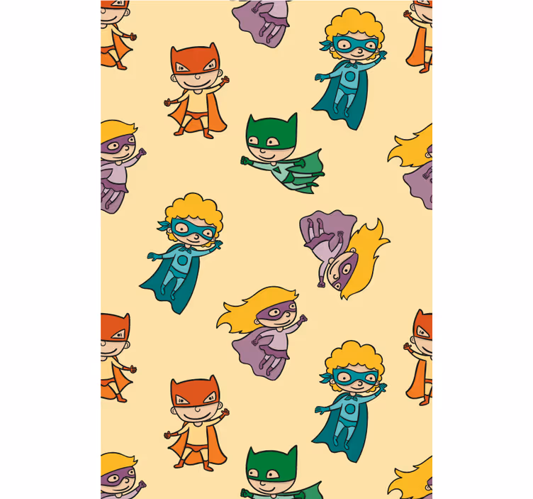Superhero Cartoon childrens blind - TenStickers