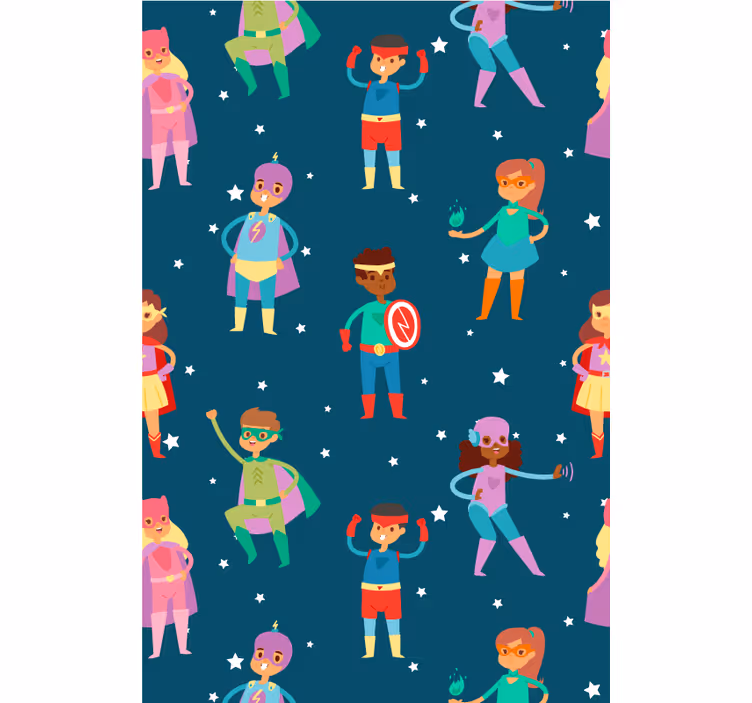 Superhero blind with superhero pattern - TenStickers