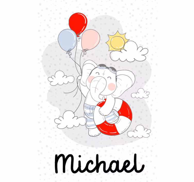 Customizable Elephant customised blind - TenStickers