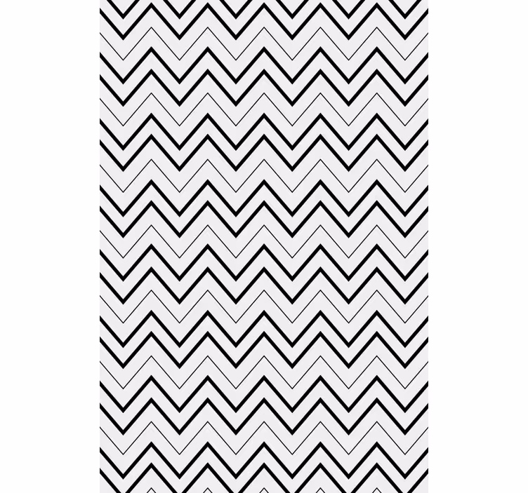 Zig zag gray stripes modern blind - TenStickers