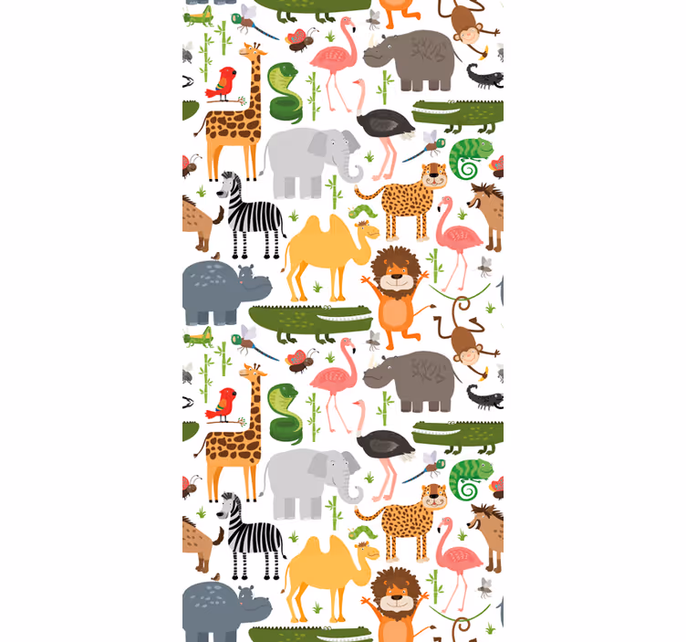 Safari Creature Companions animal blind - TenStickers