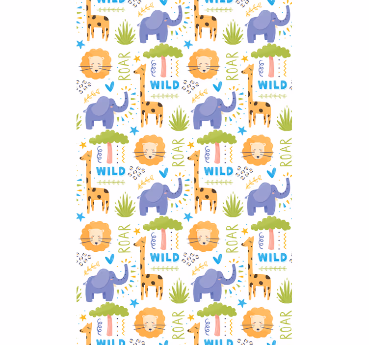 Animal blind with safari animal patterns - TenStickers