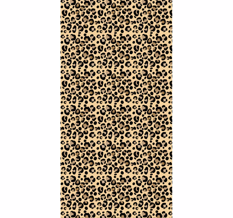 Leopard Print Pattern animal roller blind - TenStickers
