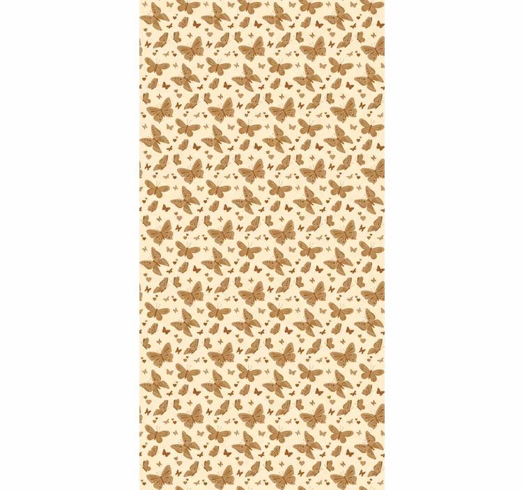 Beige tones Butterfly blind - TenStickers