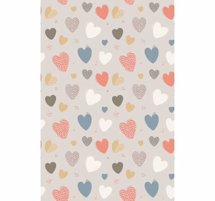 Heart Patterns romantic blind - TenStickers