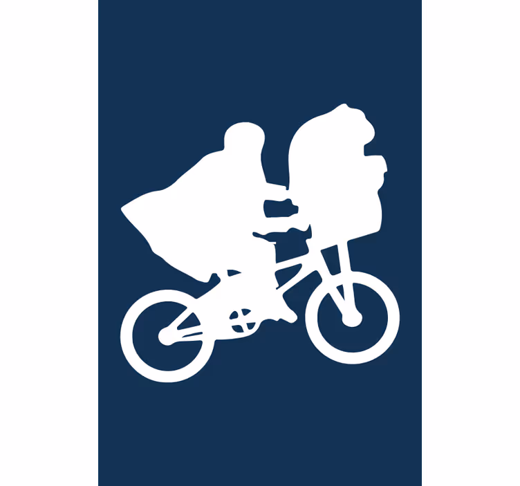 Bicycle Silhouette TV series blind - TenStickers