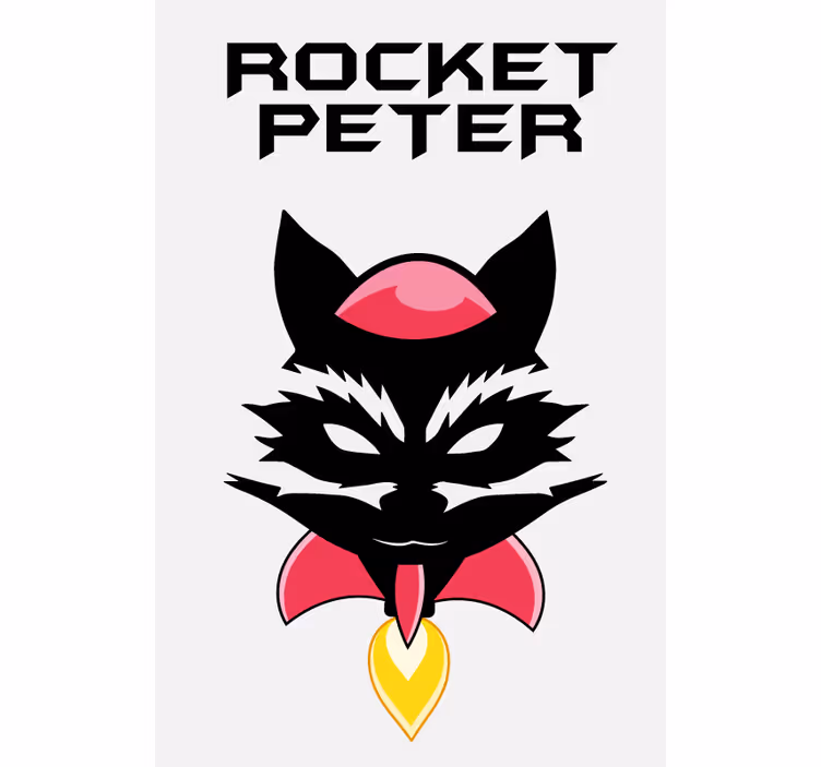 Playful Character Visage customised blind - TenStickers