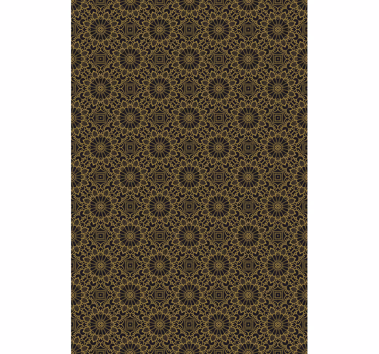 Intricate Floral Pattern Blind painting - TenStickers
