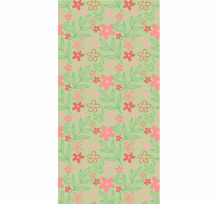 Charming Floral Theme flowers and plant blind - TenStickers
