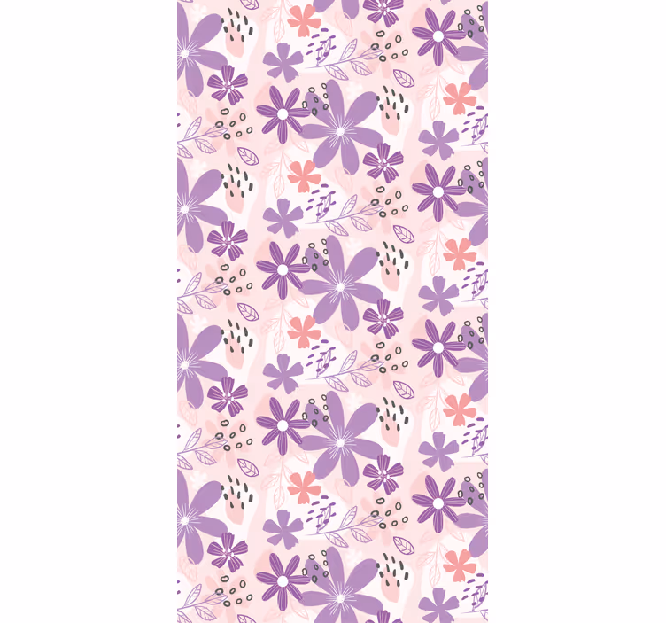Butterfly blind butterfly floral cascade - TenStickers