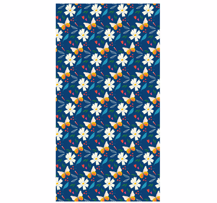 Floral Pattern Design flowers and plant blind - TenStickers
