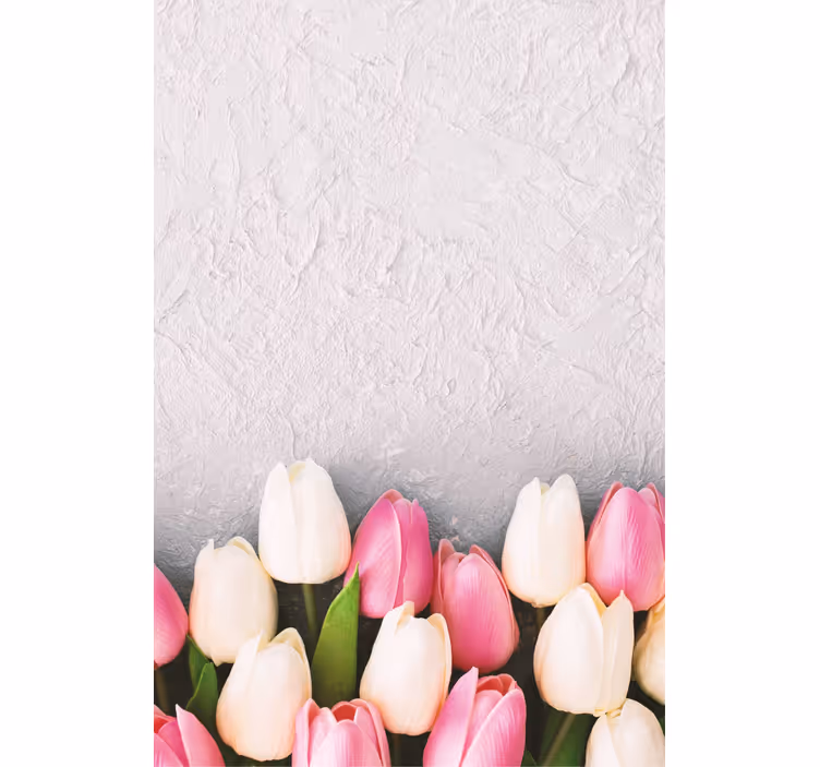 Tulip Blossom Arrangement flowers and plant blind - TenStickers