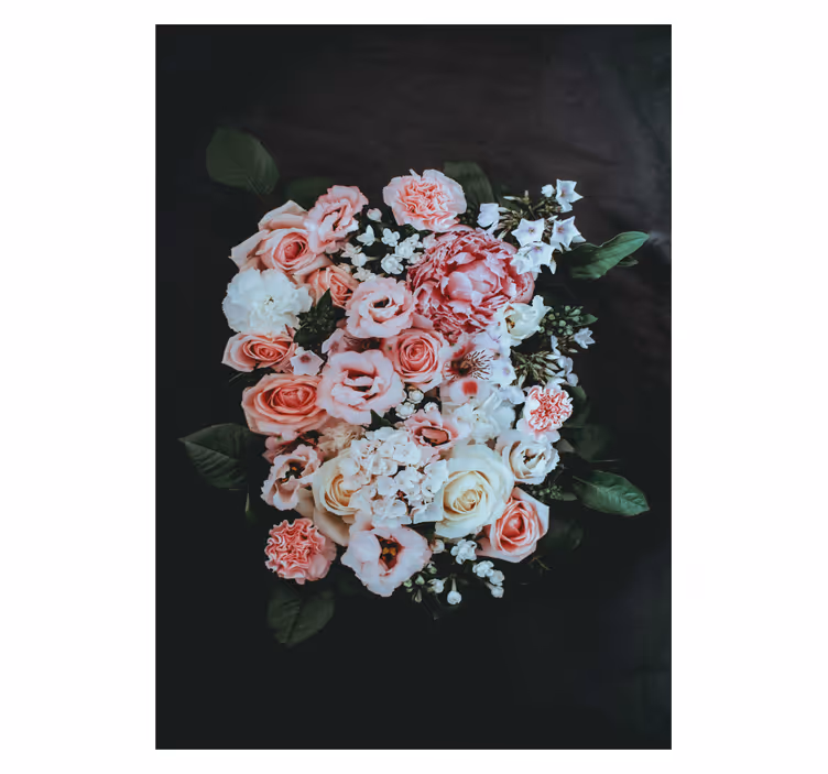 Blooming Floral Arrangement flower blind - TenStickers