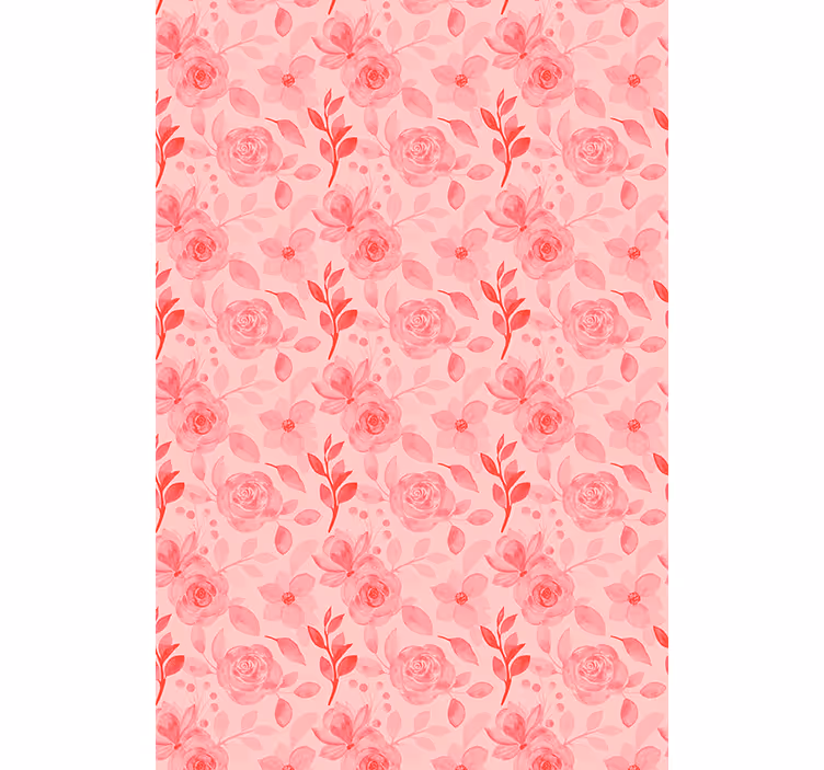 Romantic Rose Pattern flower blind - TenStickers