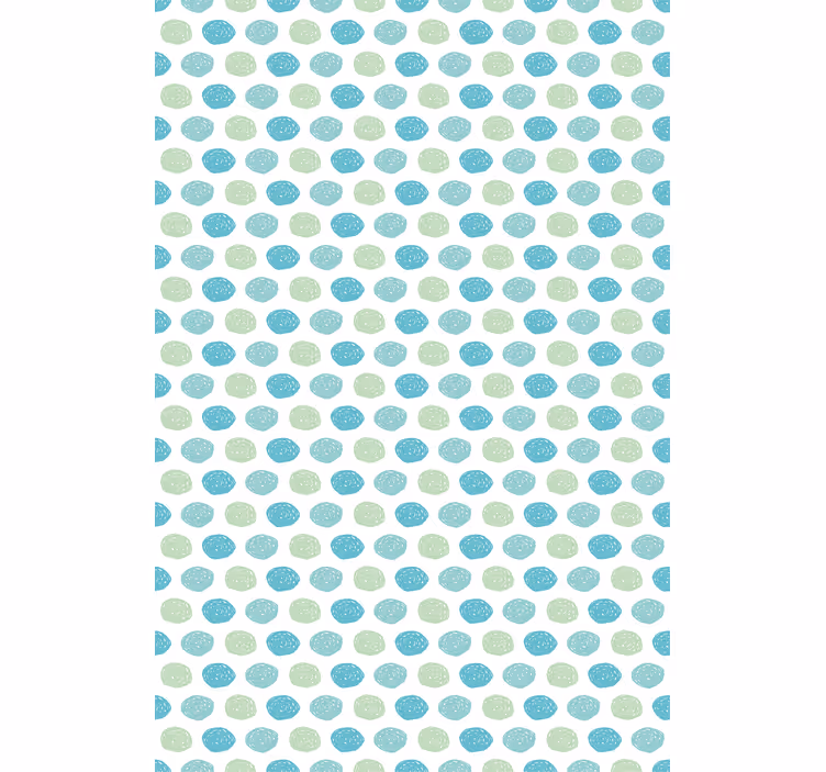 Green and blue dots childrens blind - TenStickers