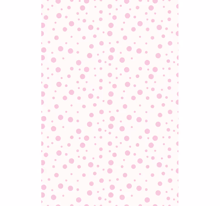 Pink dotted patterns teenage  roller blind - TenStickers