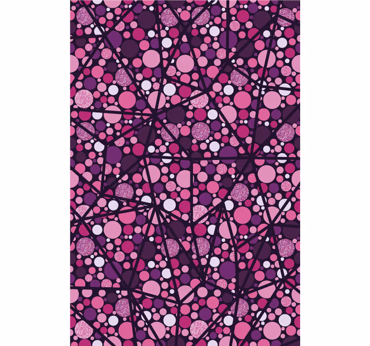 Texture and pattern blind geometric bubble design - TenStickers