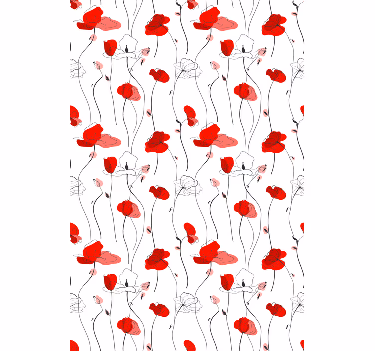 Elegant Floral Bloom flower blind - TenStickers