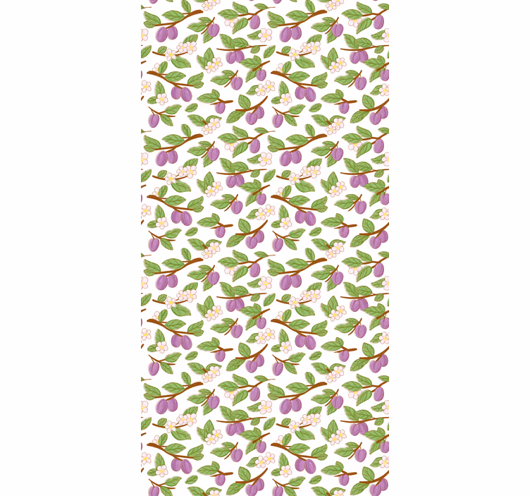 Plum Blossom Pattern fruit and vegetable blind - TenStickers