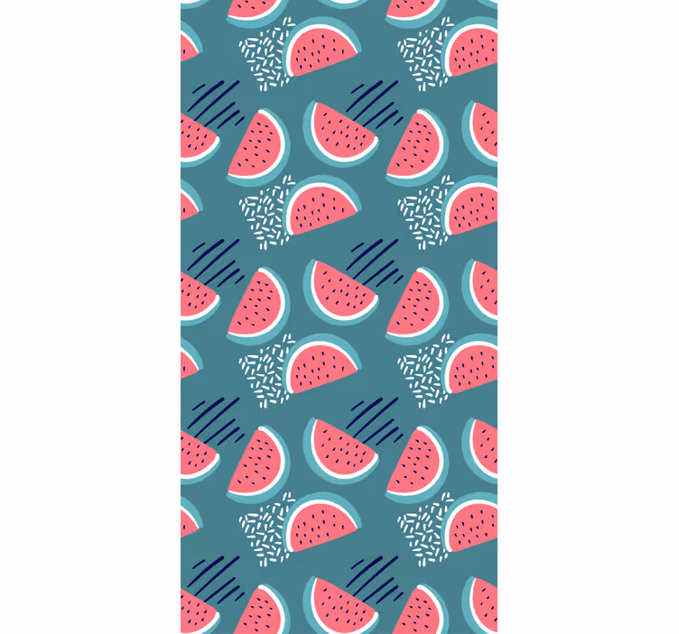 Watermelon Slice Motif fruit and vegetable blind - TenStickers