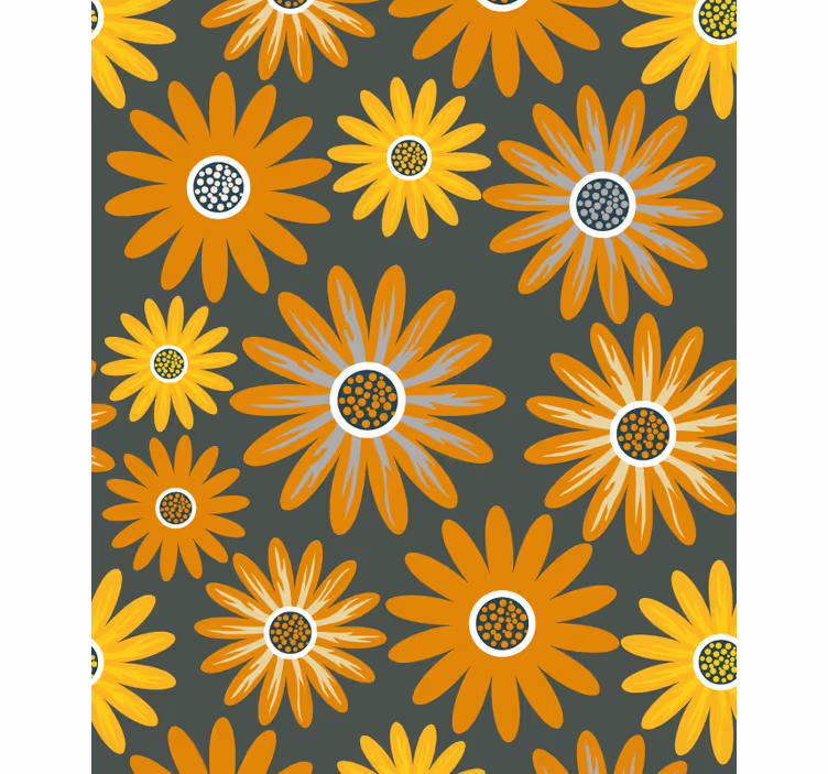 Cheerful Floral Arrangement flowers and plant blind - TenStickers