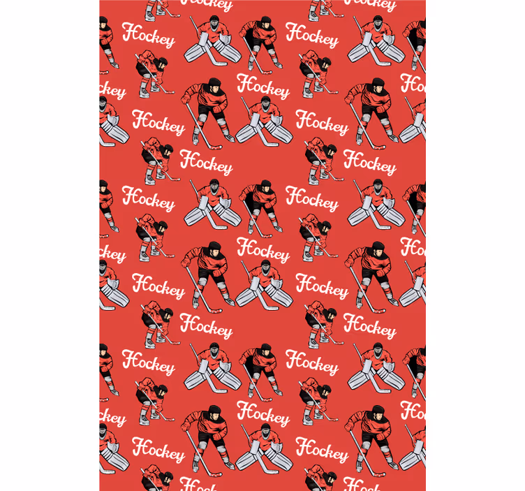 Hockey Players Print sport blind - TenStickers