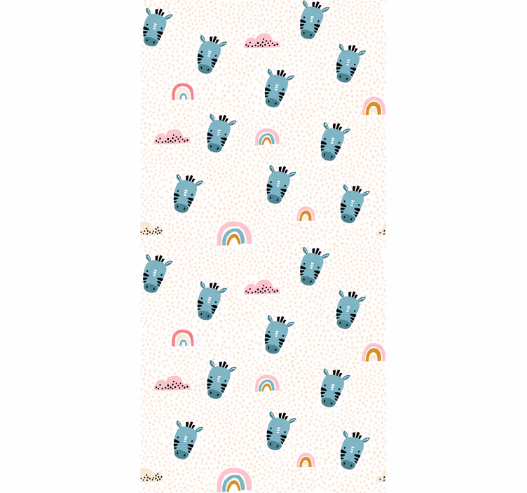 Cute zebras  Childrens blind - TenStickers
