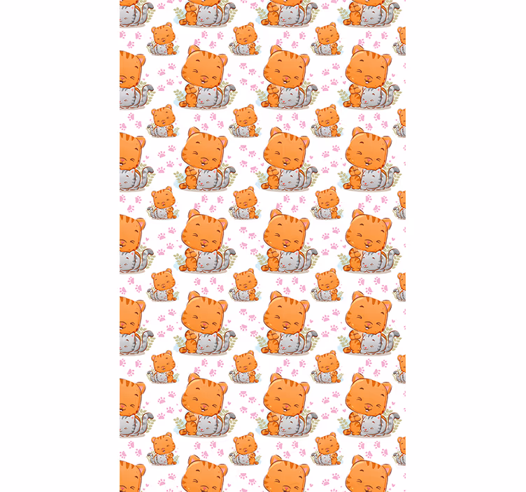 Baby cat patterns childrens blind - TenStickers